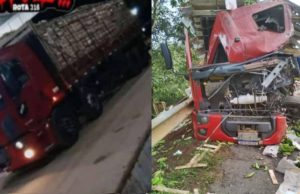 Caminhoneiro de São Félix do Coribe morre após colisão.
