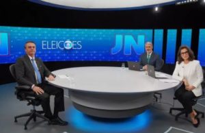 Presidente Bolsonaro concede entrevista ao JN, na Globo